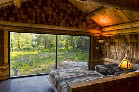 parc omega wolf cabin price|montebello canada wolf cabin.